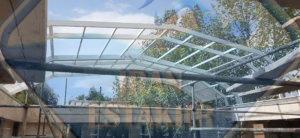 پروژه1، اجرای سقف شیشه ای 3 سقف پروژه1