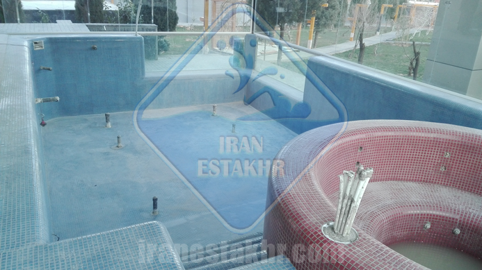 پروژه ساخت استخر-باقری 8 پروژه اجرا شده استخر اقای باقری